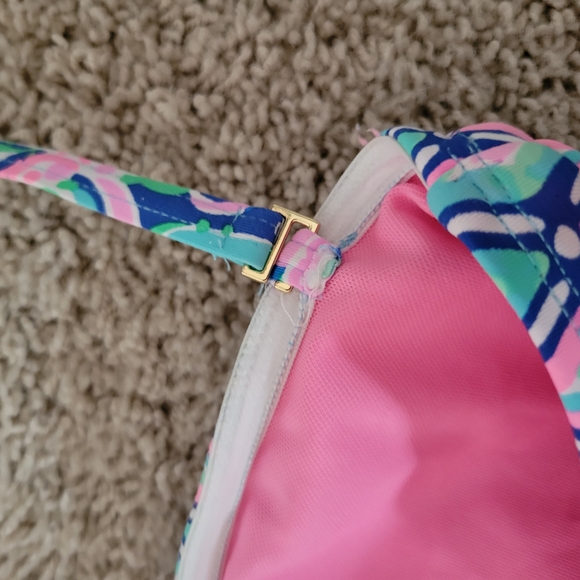 Lilly Pulitzer Pink and Blue Swimsuit - Picture 7 of 7